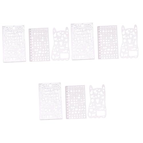 DOITOOL 3 Sätze Teiliges Multifunktionale Zeichen Schablonen Für Diy Handwerk Für Kalender Schulprojekte Scrapbooking Und Kreative Gestaltung 3 Stücke * 3 von DOITOOL