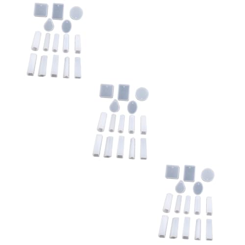 DOITOOL 3 Sätze Teiliges Silikonmold Set für Diy Schmuckherstellung Verschiedene Anhängerformen Säulen für Kreative Bastelprojekte und Personalisierte von DOITOOL