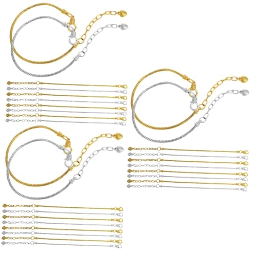 DOITOOL 3 Sätze Teiliges Snake Chain Charm Armband Für Diy Schmuckherstellung Gefertigt Langlebig Und Leicht Für Jede Gelegenheit Charmante Armbänder Für Designs 10 Stück * 3 von DOITOOL