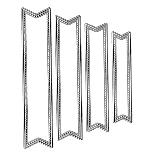 DOITOOL 3 Sätze Teiliges Stanzformen Für Diy Scrapbooking Präge Schablonen Zum Erstellen Von Einzigartigen Karten Und Effekten 4 Stück * 3 von DOITOOL