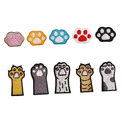 DOITOOL 3 Sätze Teiliges Tierpfoten Stickerei Aufnäher Für Diy Kleidung Lustige Applikationen Für Taschen Hüte Und Mehr Haltbar Und Praktisch Für Persönliche Und Geschäftliche 10 Stück * 3 DOITOOL 3 Sätze Teiliges Tierpfoten Stickerei Aufnäher Für Diy Kleidung Lustige Applikationen Für Taschen Hüte Und Mehr Haltbar Und Praktisch Für Persönliche Und Geschäftliche 10 Stück * 3 von DOITOOL