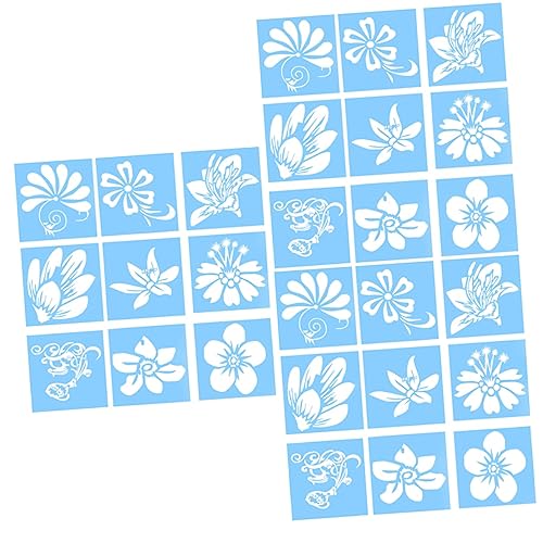 DOITOOL 3 Sätze Teiliges Zeichenschablonen Wiederverwendbare Malschablonen Für Diy Malprojekte Und Kuchen Dekoration Sicher Und Langlebig Für Kreative Bastelarbeiten 9 Stück * 3 von DOITOOL
