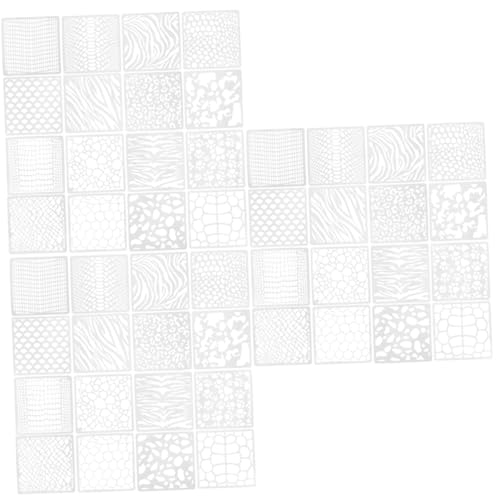 DOITOOL 3 Sätze Tierhaut Vorlage Basteln Malvorlagen DIY Schablonen Kunststoff Schablonen Wiederverwendbare Schablonen Vorlagen Schablonen Zum Malen Template Schablonen Weiß 16 Stück * 3 von DOITOOL