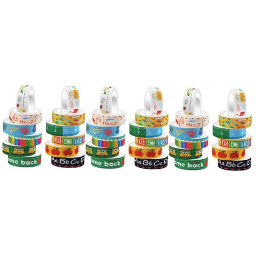 DOITOOL 3 Sätze Transparentes Rollband Farbe Sammelalbum Pastell Karikatur Abdeckband, Dekoratives Klebeband Papierklebebänder Selber Machen Washi Diy Bastelband Aufkleber 12 Rollen * 3 DOITOOL 3 Sätze Transparentes Rollband Farbe Sammelalbum Pastell Karikatur Abdeckband, Dekoratives Klebeband Papierklebebänder Selber Machen Washi Diy Bastelband Aufkleber 12 Rollen * 3 von DOITOOL