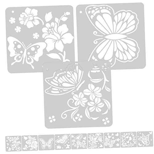 DOITOOL 3 Sätze Wandmalerei-vorlage Wiederverwendbare Schablonenmalerei Schmetterlingsschablone Groß Schmetterlinge Schmetterlingsvorlage Schablonen Formen Das Haustier 12 Blätter * 3 DOITOOL 3 Sätze Wandmalerei-vorlage Wiederverwendbare Schablonenmalerei Schmetterlingsschablone Groß Schmetterlinge Schmetterlingsvorlage Schablonen Formen Das Haustier 12 Blätter * 3 von DOITOOL