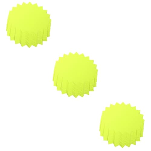 DOITOOL 3 Sätze Warenpreisschild Etiketten Anzeige Einzelhandel Geformtes Schild Platzende Papierschilder Klein Zeichen Papieretikett Gold Stichworte Weißer Karton Yellow 80 Stück * 3 DOITOOL 3 Sätze Warenpreisschild Etiketten Anzeige Einzelhandel Geformtes Schild Platzende Papierschilder Klein Zeichen Papieretikett Gold Stichworte Weißer Karton Yellow 80 Stück * 3 von DOITOOL