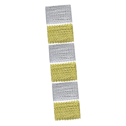 DOITOOL 3 Sätze Wellenförmige Stoffspitze Gewebtes Kantenband Für Diy Nähprojekte Hochzeitsdekoration Und Bastelarbeiten Glänzende Farben Langlebig Und Vielseitig Einsetzbar 2 Rollen * 3 DOITOOL 3 Sätze Wellenförmige Stoffspitze Gewebtes Kantenband Für Diy Nähprojekte Hochzeitsdekoration Und Bastelarbeiten Glänzende Farben Langlebig Und Vielseitig Einsetzbar 2 Rollen * 3 von DOITOOL