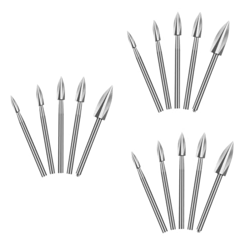 DOITOOL 3 Sätze Werkzeuge Zur Metallbearbeitung Drill -kit Handwerkstools Holzschnitzwerkzeuge Zubehör Für Die Holzbearbeitung Selber Machen Weißer Stahl Silver 5 Stück * 3 DOITOOL 3 Sätze Werkzeuge Zur Metallbearbeitung Drill -kit Handwerkstools Holzschnitzwerkzeuge Zubehör Für Die Holzbearbeitung Selber Machen Weißer Stahl Silver 5 Stück * 3 von DOITOOL