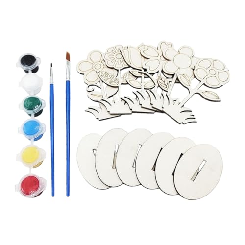 DOITOOL 3 Sätze kleine Blumenornamente Kreativ hängend Herstellung drinnen Frühling bastelset holzspielzeug osterbasteln leere Graffiti ostern handwerk hölzern Khaki DOITOOL 3 Sätze kleine Blumenornamente Kreativ hängend Herstellung drinnen Frühling bastelset holzspielzeug osterbasteln leere Graffiti ostern handwerk hölzern Khaki von DOITOOL