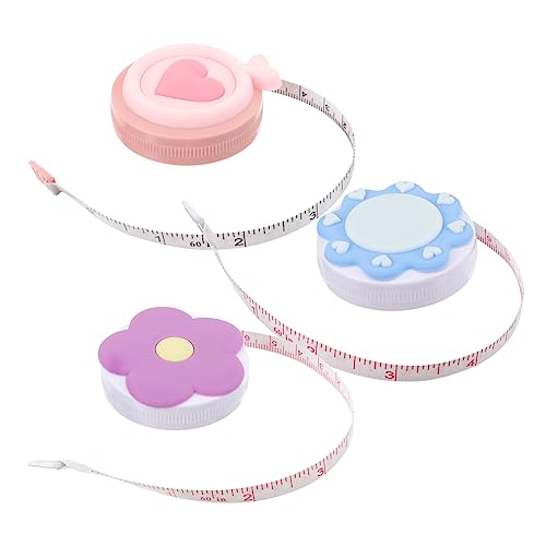 DOITOOL 3 Stck. Mini Maßband Tragbares Einziehbares Maßband für Körpermaße Leichtes Reißfestes Bandmaß mit Klaren Markierungen für Nähen Schüler und Heimgebrauch DOITOOL 3 Stck. Mini Maßband Tragbares Einziehbares Maßband für Körpermaße Leichtes Reißfestes Bandmaß mit Klaren Markierungen für Nähen Schüler und Heimgebrauch von DOITOOL