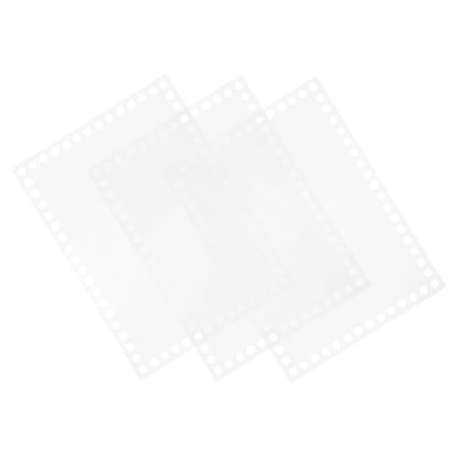 DOITOOL 3 Stück Acryl Flechtplatte Transparent Strapazierfähige DIY Basis für Häkel und Stricktaschen Handgefertigte Beutel Zubehör für Korbboden Craft DOITOOL 3 Stück Acryl Flechtplatte Transparent Strapazierfähige DIY Basis für Häkel und Stricktaschen Handgefertigte Beutel Zubehör für Korbboden Craft von DOITOOL