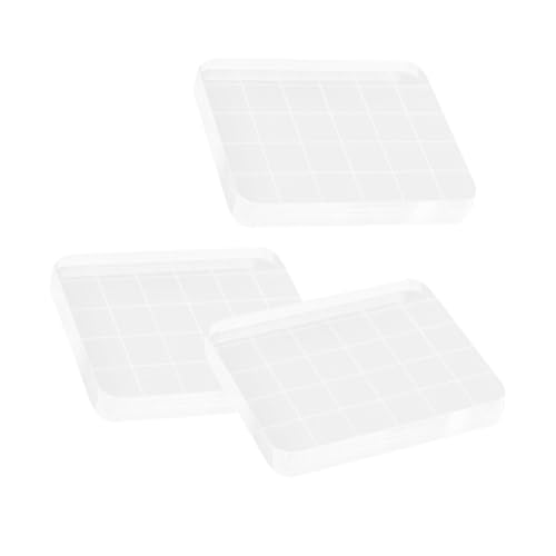 DOITOOL 3 Stück Acryl Stempelwerkzeuge Bastel Stempelwerkzeuge Stempelbrett Plattenstempel DIY Zubehör Siegelstempelblock Gitterlinien Stempelblöcke DOITOOL 3 Stück Acryl Stempelwerkzeuge Bastel Stempelwerkzeuge Stempelbrett Plattenstempel DIY Zubehör Siegelstempelblock Gitterlinien Stempelblöcke von DOITOOL