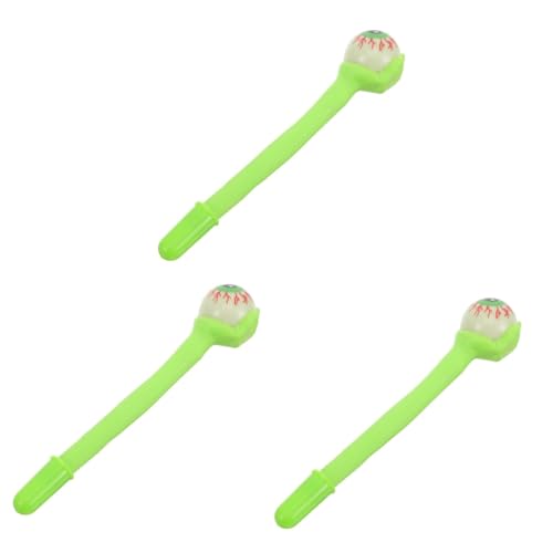 DOITOOL 3 Stück Augapfel Kugelschreiber Werbegeschenk Stift Halloween Halloween Augapfel Stift Stifte Zum Notieren Augapfel Aufsatz Stift Halloween Partygeschenke Halloween von DOITOOL