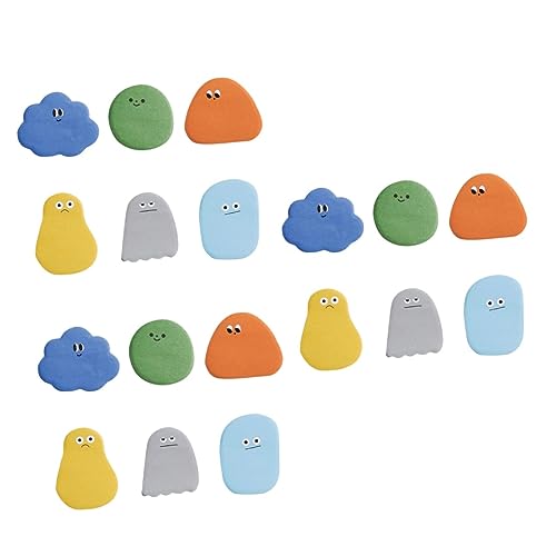 DOITOOL 3 Stück Cartoon Haftnotizen Selbstklebende Sticker für Erinnerungen Lesezeichen und Tägliche Notizen für Schule Büro und Zuhause pro Packung von DOITOOL