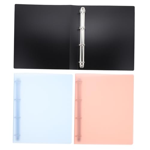 DOITOOL 3 Stück D Ring Ordner Transparent Aktenordner Schwarz Blau Rot Dokumentenmappe Büro Schüler Organizer DOITOOL 3 Stück D Ring Ordner Transparent Aktenordner Schwarz Blau Rot Dokumentenmappe Büro Schüler Organizer von DOITOOL
