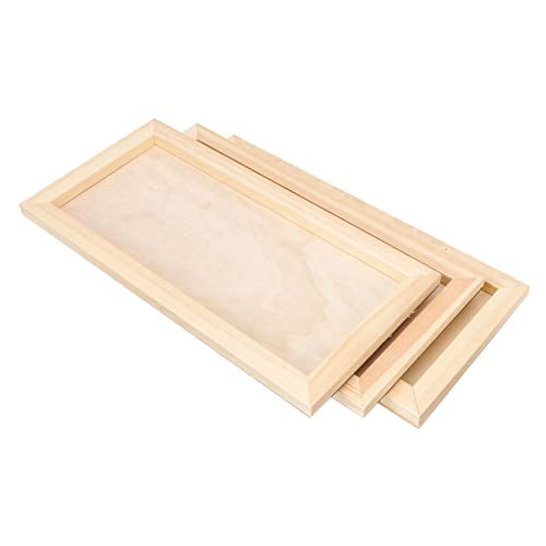 DOITOOL 3 Stück Diy Bilderrahmen Holz und Malen Basteln und Gestalten für Kreative Projekte für Mädchen und Eltern Junge Mädchen Aktivitäten Unbemalt von DOITOOL