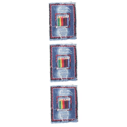 DOITOOL 3 Stück Diy Denim Patches für Kleidung Selbstklebende Dekorative Aufnäher für Jeans Reparaturflicken zur Einfachen Anwendung bei Löchern und Rissen für Reisen und Notfälle DOITOOL 3 Stück Diy Denim Patches für Kleidung Selbstklebende Dekorative Aufnäher für Jeans Reparaturflicken zur Einfachen Anwendung bei Löchern und Rissen für Reisen und Notfälle von DOITOOL