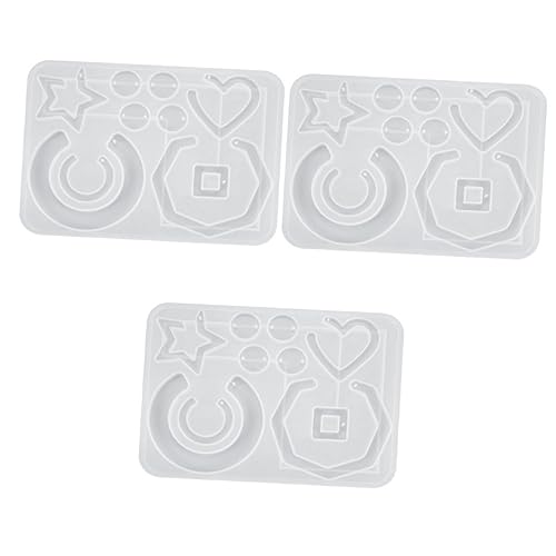 DOITOOL 3 Stück Diy Silikon Gießformen für Schmuck Ohrringe und Anhänger Leicht und Tragbar für Kreative Bastelprojekte und DOITOOL 3 Stück Diy Silikon Gießformen für Schmuck Ohrringe und Anhänger Leicht und Tragbar für Kreative Bastelprojekte und von DOITOOL