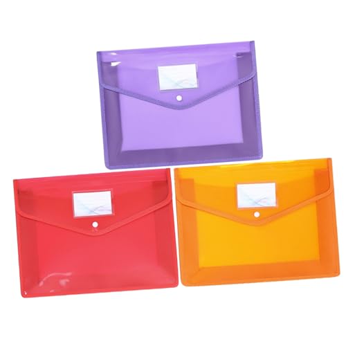 DOITOOL 3 Stück Dokumentenmappe Wasserdichte Aufbewahrungstaschen mit Druckknopfverschluss Orange und Rot für Büro Schule und Reisen Leicht Reißfest und Staubdicht DOITOOL 3 Stück Dokumentenmappe Wasserdichte Aufbewahrungstaschen mit Druckknopfverschluss Orange und Rot für Büro Schule und Reisen Leicht Reißfest und Staubdicht von DOITOOL