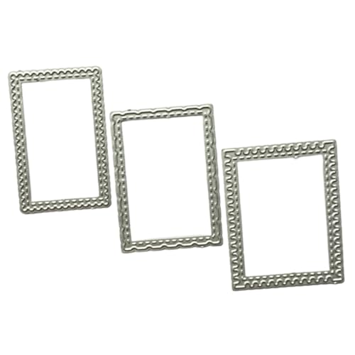 DOITOOL 3 Stück Formen für Fotoalben Stempel stirbt Briefmarkenstempel Stanzungen Stempel Schablonen Stanzformen für zu Hause Stempel-Stanzformen zum Selbermachen Kohlenstoffstahl Silver von DOITOOL
