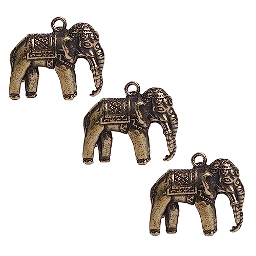 DOITOOL 3 Stück Glückverheißender Anhänger Halskette Anhänger Heimdekoration Hängender Elefant Ornament Regaldekor Elefant Hängender Anhänger DOITOOL 3 Stück Glückverheißender Anhänger Halskette Anhänger Heimdekoration Hängender Elefant Ornament Regaldekor Elefant Hängender Anhänger von DOITOOL