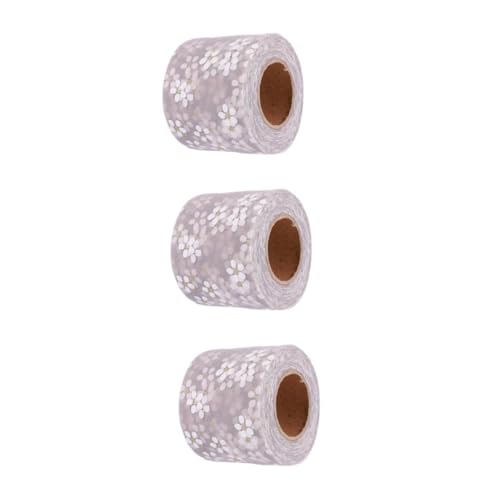 DOITOOL 3 Stück Graues Gauze Band mit Kleinem Pflaumenblütenmuster Handgemachtes Diy Spitzenband für Kleidung Haarschmuck und Dekoration Leichter und Langlebiger für Kreative DOITOOL 3 Stück Graues Gauze Band mit Kleinem Pflaumenblütenmuster Handgemachtes Diy Spitzenband für Kleidung Haarschmuck und Dekoration Leichter und Langlebiger für Kreative von DOITOOL