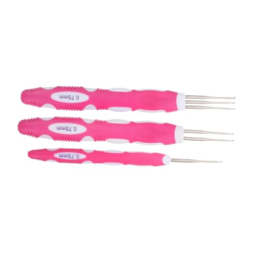 DOITOOL 3 Stück Häkelnadeln Mikro Häkelnadeln Häkelnadeln Für Haare Locs Stitch Braid Werkzeug Finger Braider Essentials Häkelnadeln Flechtwerkzeuge Häkelnadeln Für Haare Rosa DOITOOL 3 Stück Häkelnadeln Mikro Häkelnadeln Häkelnadeln Für Haare Locs Stitch Braid Werkzeug Finger Braider Essentials Häkelnadeln Flechtwerkzeuge Häkelnadeln Für Haare Rosa von DOITOOL