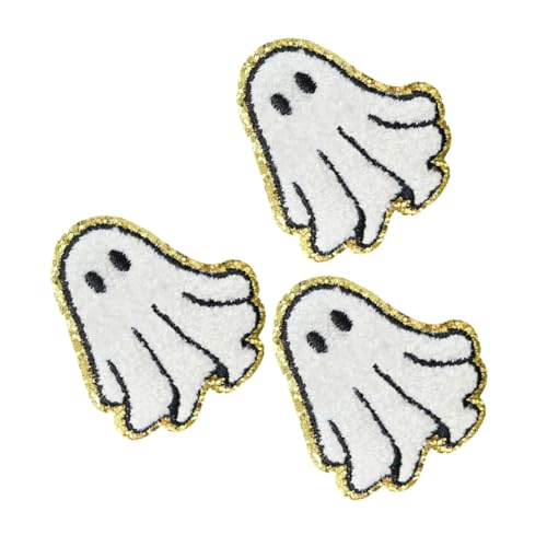 DOITOOL 3 Stück Halloween Aufbügel patches Ghost Design Gestickte Applikationen für DIY Kleidung Hüte Jeans Schuhe Vielseitige Reparaturflicken ohne Nähen DOITOOL 3 Stück Halloween Aufbügel patches Ghost Design Gestickte Applikationen für DIY Kleidung Hüte Jeans Schuhe Vielseitige Reparaturflicken ohne Nähen von DOITOOL
