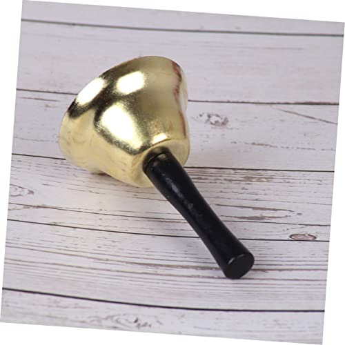 DOITOOL 3 Stück Handglocke mit Holzgriff Laute Handklingel Metallisches Schelleninstrument für Hotel und Service Tragbare Handglocke für Restaurant und Bar von DOITOOL