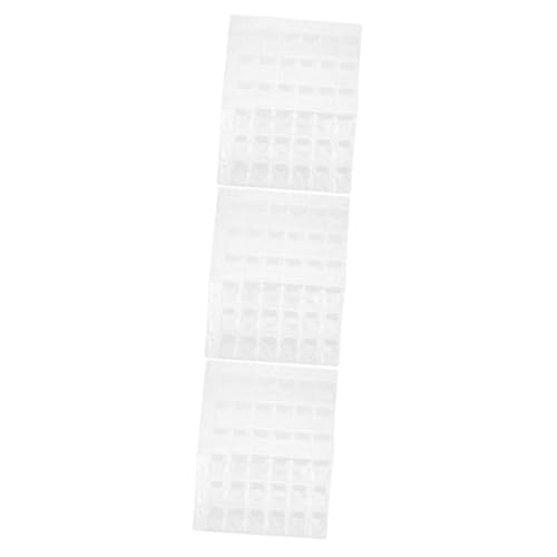 DOITOOL 3 Stück Hochwertige PVC Aufbewahrungstasche für Knöpfe Fächer Organizer für Schmuck und Zubehör für Zuhause und Gewerbe Elegant Verpackt für von DOITOOL