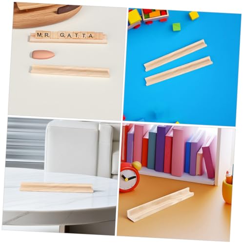 DOITOOL 3 Stück Holz Buchstabenhalter Robustes Material DIY Holzständer für Domino Mahjong Brettspiel Organizer Vielseitig Einsetzbar als Dekoratives Wohnaccessoire DOITOOL 3 Stück Holz Buchstabenhalter Robustes Material DIY Holzständer für Domino Mahjong Brettspiel Organizer Vielseitig Einsetzbar als Dekoratives Wohnaccessoire von DOITOOL