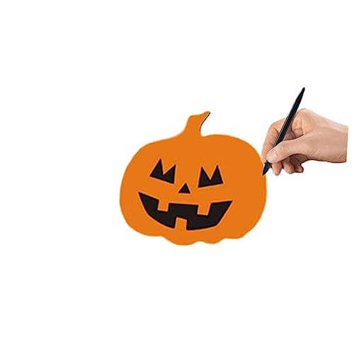 DOITOOL 3 Stück Kürbisförmige Holzscheiben Blanko Holzstücke für Diy Bastelarbeiten Dekoration für Halloween Thanksgiving und Mehr von DOITOOL