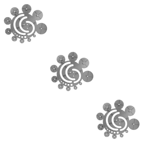 DOITOOL 3 Stück Lederlineal runden Kurvenlineal zum Nähen gerundet für DIY-Vorlage Ecke Multifunktionskreisvorlage Template Tool Lineal Kreiszeichnungshersteller Nähkreise Vorlage Metall DOITOOL 3 Stück Lederlineal runden Kurvenlineal zum Nähen gerundet für DIY-Vorlage Ecke Multifunktionskreisvorlage Template Tool Lineal Kreiszeichnungshersteller Nähkreise Vorlage Metall von DOITOOL