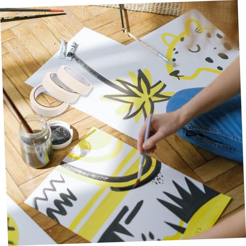 DOITOOL 3 Stück Maler Kreppband Abdeckband aus Papier Rückstandsfrei Ablösbar für Malerarbeiten DIY Kunst und Basteln Geeignet Weißes Klebeband für Saubere Farbkanten DOITOOL 3 Stück Maler Kreppband Abdeckband aus Papier Rückstandsfrei Ablösbar für Malerarbeiten DIY Kunst und Basteln Geeignet Weißes Klebeband für Saubere Farbkanten von DOITOOL
