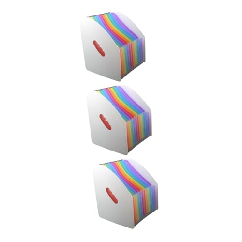 DOITOOL 3 Stück Mini Rainbow Dokumentenorganizer Stehende Fächermappe mit Schichten für Schüler Große Kapazität für Dokumente Farbenfrohes Design Einfach zu Handhaben Lagern DOITOOL 3 Stück Mini Rainbow Dokumentenorganizer Stehende Fächermappe mit Schichten für Schüler Große Kapazität für Dokumente Farbenfrohes Design Einfach zu Handhaben Lagern von DOITOOL