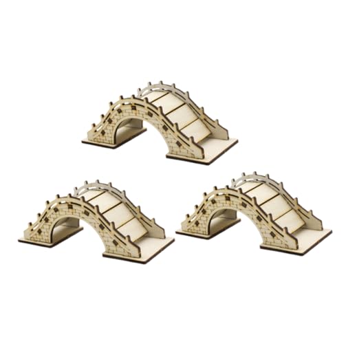 DOITOOL 3 Stück Miniatur Holzbrücke für Puppenhaus und Miniaturgarten Kleine Architektenbrücke für Bonsai Landschaft Vielseitige DIY Deko für Feengärten und Modellbau DOITOOL 3 Stück Miniatur Holzbrücke für Puppenhaus und Miniaturgarten Kleine Architektenbrücke für Bonsai Landschaft Vielseitige DIY Deko für Feengärten und Modellbau von DOITOOL