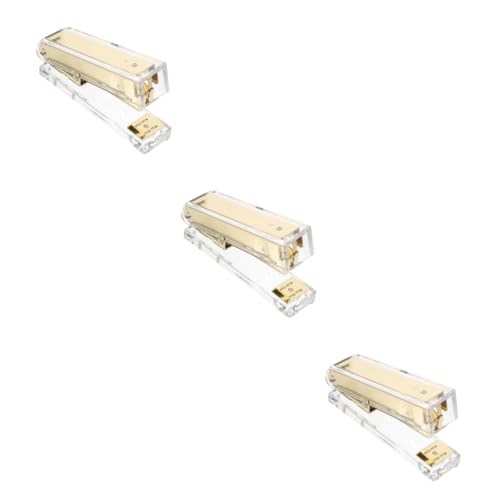 DOITOOL 3 Stück Multi Funktionaler Heftgerät für Büro und Schule Transparente Acryl Heftmaschine und Langlebig für Kleine Stapelarbeiten und Stilvolles Bürozubehör DOITOOL 3 Stück Multi Funktionaler Heftgerät für Büro und Schule Transparente Acryl Heftmaschine und Langlebig für Kleine Stapelarbeiten und Stilvolles Bürozubehör von DOITOOL