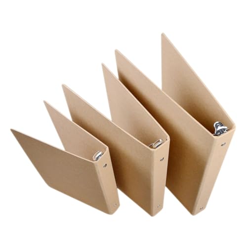 DOITOOL 3 Stück Notizbuchhülle aus Kraftpapier Ring Ring und Wiederverwendbare Binderhülle für Schule Büro und Kreative Projekte DOITOOL 3 Stück Notizbuchhülle aus Kraftpapier Ring Ring und Wiederverwendbare Binderhülle für Schule Büro und Kreative Projekte von DOITOOL