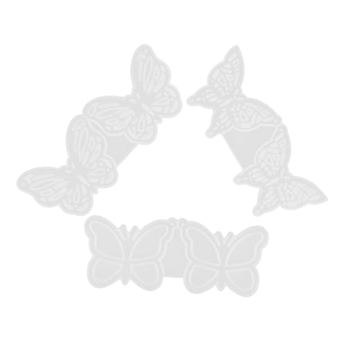 DOITOOL 3 Stück Ohrschmuck Formen für Epoxidharz Flexibles Diy Bastelzubehör zur Herstellung von Ohrringen und Anhängern für Projekte von DOITOOL
