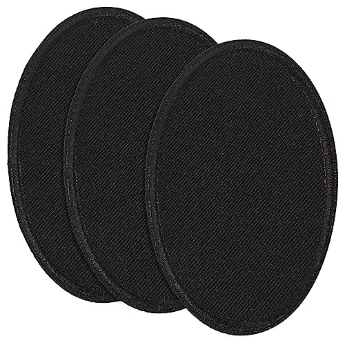 DOITOOL 3 Stück Ovales Stofffleck Reparatur Kleidung Stickerei Flecken Nähen Schmucklos Applikationen Schwarzer Fleck Party Dekorative Patches Polyester Und Baumwolle Black DOITOOL 3 Stück Ovales Stofffleck Reparatur Kleidung Stickerei Flecken Nähen Schmucklos Applikationen Schwarzer Fleck Party Dekorative Patches Polyester Und Baumwolle Black von DOITOOL