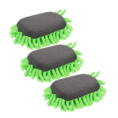 DOITOOL 3 Stück Radiergummi büromaterial bürogadges Trockenlöschbrett Zubehör schulzeug reinigungsperlen Whiteboard-Staubtuch Tafelwischer für zu Hause büro tafel löscher Chenille Green von DOITOOL