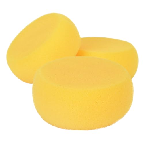 DOITOOL 3 Stück Runder Keramikschwamm Mehrzweck Kindergarten Handwerksschwämme Künstlerschwamm Keramikschwämme Ton Schwämme zum Malen runder Malschwamm Farbschwämme Yellow DOITOOL 3 Stück Runder Keramikschwamm Mehrzweck Kindergarten Handwerksschwämme Künstlerschwamm Keramikschwämme Ton Schwämme zum Malen runder Malschwamm Farbschwämme Yellow von DOITOOL
