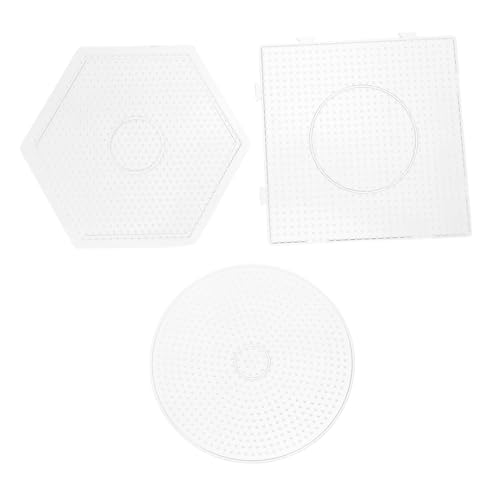 DOITOOL 3 Stück Steckplatten für Bügelperlen Transparente Kunststoffvorlagen Hexagon für Basteln mit Kindern Diy Bastelwerkzeug für Farbenfrohe Designs DOITOOL 3 Stück Steckplatten für Bügelperlen Transparente Kunststoffvorlagen Hexagon für Basteln mit Kindern Diy Bastelwerkzeug für Farbenfrohe Designs von DOITOOL