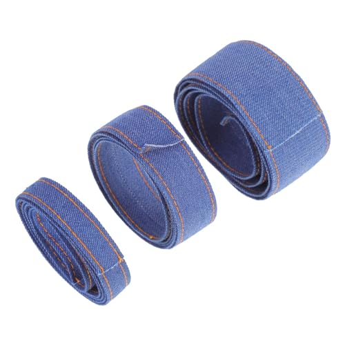 DOITOOL 3 Stück Teiliges Jeansband Dekoratives Denim Ribbon für Diy Haarschmuck Bastelarbeiten und Bekleidungsaccessoires DOITOOL 3 Stück Teiliges Jeansband Dekoratives Denim Ribbon für Diy Haarschmuck Bastelarbeiten und Bekleidungsaccessoires von DOITOOL