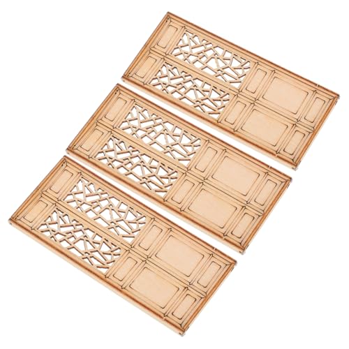 DOITOOL 3 Stück Teiliges Miniatur Holz Doppeltüren für Puppenhaus Funktionale Langlebige Beidseitig Öffnende Türen Einfache Montage ohne Werkzeug Naturfarben Zubehör für DIY DOITOOL 3 Stück Teiliges Miniatur Holz Doppeltüren für Puppenhaus Funktionale Langlebige Beidseitig Öffnende Türen Einfache Montage ohne Werkzeug Naturfarben Zubehör für DIY von DOITOOL