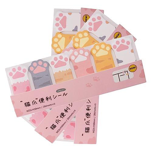 DOITOOL 3 Stück Teiliges Pfotenform Memo Pads mit Abreißbaren Selbstklebenden Notizzetteln Tragbare To Do Listen Haftnotizen Wiederablösbar für Büro Schule und Zuhause DOITOOL 3 Stück Teiliges Pfotenform Memo Pads mit Abreißbaren Selbstklebenden Notizzetteln Tragbare To Do Listen Haftnotizen Wiederablösbar für Büro Schule und Zuhause von DOITOOL