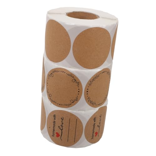DOITOOL 3 Stück Teiliges Selbstklebende Runde Etikettenrolle Blanko Verpackungs und Versandaufkleber Vielseitige Siegelaufkleber für Kleine Unternehmen Platzsparend im Handlichen DOITOOL 3 Stück Teiliges Selbstklebende Runde Etikettenrolle Blanko Verpackungs und Versandaufkleber Vielseitige Siegelaufkleber für Kleine Unternehmen Platzsparend im Handlichen von DOITOOL