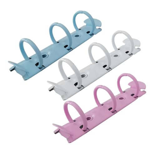 DOITOOL 3 Stück Teiliges Set Metall clip O form Binder Büroklammern Langlebig Leicht Tragbar für Schule Büro Zuhause Dokumentenordner Organizer Zufällige Farbe Zufällige Farbe von DOITOOL
