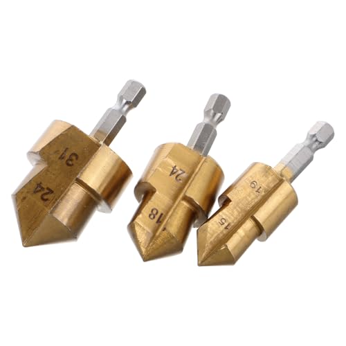 DOITOOL 3 Stück Teiliges Set Ppr Bohrer mit Hexagonalem Griff für Rohrinstallationen und Reparaturen Vielseitige Bohrer für Effiziente Rohrverbindungen und Erweiterungen von DOITOOL