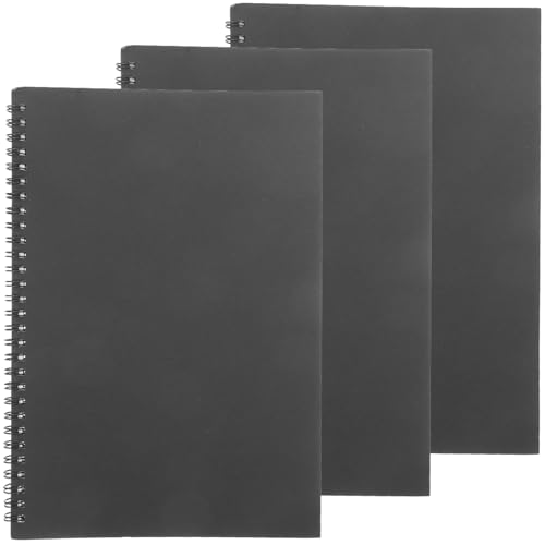 DOITOOL 3 Stück Teiliges Spiral Notizbuch Schreibheft für Schule und Büro für Studenten und Mitarbeiter Vielseitiges Notizbuch für Notizen und Planung von DOITOOL